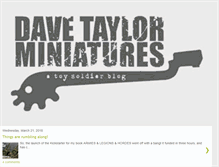 Tablet Screenshot of davetaylorminiatures.blogspot.com