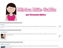 Tablet Screenshot of minhamaesabia.blogspot.com