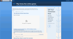 Desktop Screenshot of funny-online-games.blogspot.com