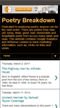 Mobile Screenshot of poetrybreakdown.blogspot.com