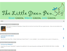 Tablet Screenshot of littlegreenpen.blogspot.com