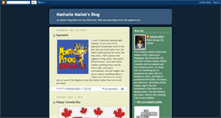 Desktop Screenshot of nathaliemallet.blogspot.com