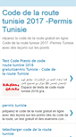 Mobile Screenshot of codedelaroutetunisie.blogspot.com
