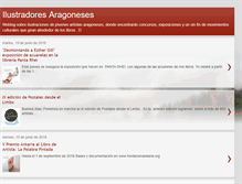 Tablet Screenshot of ilustradoresaragoneses.blogspot.com