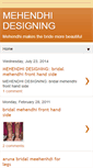 Mobile Screenshot of onestepmehendhidesigninginchennai.blogspot.com