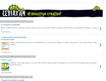 Tablet Screenshot of leviatancreativo.blogspot.com