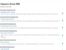 Tablet Screenshot of hipstersdrinkpbr.blogspot.com