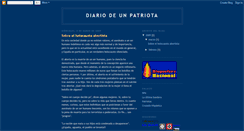 Desktop Screenshot of diariodeunpatriota.blogspot.com