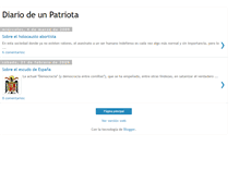 Tablet Screenshot of diariodeunpatriota.blogspot.com