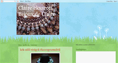 Desktop Screenshot of claireekszerei.blogspot.com