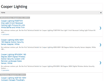 Tablet Screenshot of cooper-lighting.blogspot.com