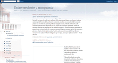 Desktop Screenshot of entrecrecienteymenguante.blogspot.com