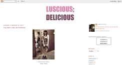 Desktop Screenshot of lusciousdelicious.blogspot.com