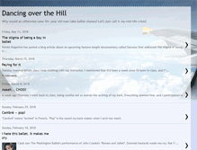 Tablet Screenshot of dancingoverthehill.blogspot.com