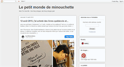 Desktop Screenshot of lepetitmondedeminouchette.blogspot.com