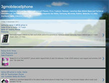 Tablet Screenshot of 3gmobilecellphone.blogspot.com