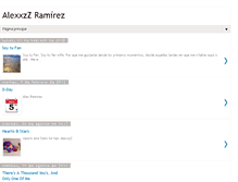 Tablet Screenshot of alexxzzramirez.blogspot.com