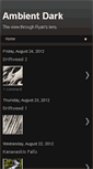 Mobile Screenshot of ambientdark.blogspot.com