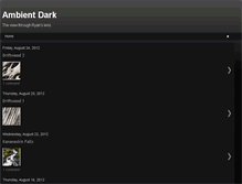 Tablet Screenshot of ambientdark.blogspot.com