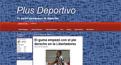 Desktop Screenshot of plusdeportivo.blogspot.com