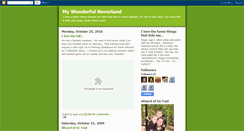 Desktop Screenshot of mywonderfulneverland.blogspot.com