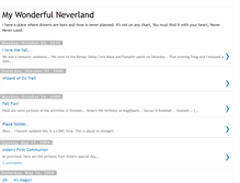 Tablet Screenshot of mywonderfulneverland.blogspot.com