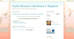 Desktop Screenshot of donnajshepherd.blogspot.com