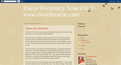 Desktop Screenshot of elainemummeryacneclinic.blogspot.com