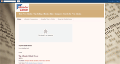 Desktop Screenshot of ereadercorner.blogspot.com