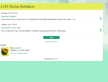 Tablet Screenshot of lhsjrotc.blogspot.com