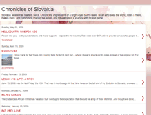 Tablet Screenshot of chroniclesofslovakia.blogspot.com