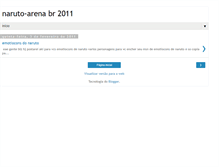 Tablet Screenshot of naruto-arena-br2011.blogspot.com