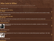 Tablet Screenshot of misslarisinmilan.blogspot.com
