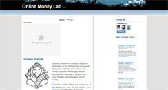 Desktop Screenshot of onlinemoneylab.blogspot.com