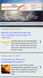 Mobile Screenshot of genealogysstar.blogspot.com