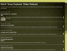 Tablet Screenshot of northtexasexplorer.blogspot.com