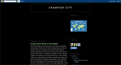 Desktop Screenshot of detroitchampioncity.blogspot.com