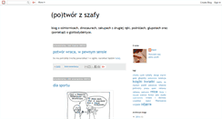 Desktop Screenshot of potworzszafy.blogspot.com