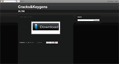 Desktop Screenshot of crackeygens.blogspot.com