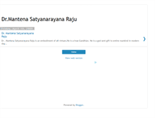 Tablet Screenshot of drmantenasatyanarayanaraju.blogspot.com