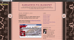 Desktop Screenshot of kadkahwin-fiz.blogspot.com