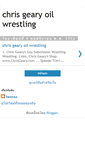 Mobile Screenshot of chrisgearyoilwrestling.blogspot.com