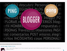 Tablet Screenshot of ping-blogger-pong.blogspot.com