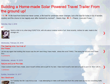 Tablet Screenshot of homemadesolartraveltrailer.blogspot.com