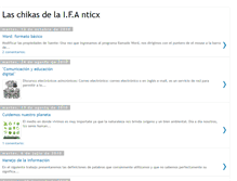 Tablet Screenshot of laschikasdelaifanticx.blogspot.com