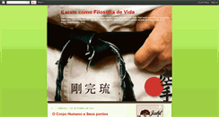 Desktop Screenshot of karatecomofilosofiadevida.blogspot.com