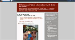 Desktop Screenshot of elblogdelciclismoactual.blogspot.com