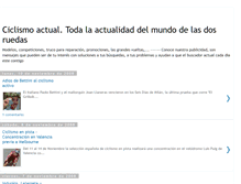 Tablet Screenshot of elblogdelciclismoactual.blogspot.com