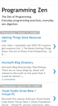 Mobile Screenshot of programmingzen.blogspot.com