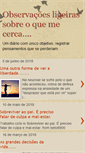 Mobile Screenshot of observacaoligeira.blogspot.com